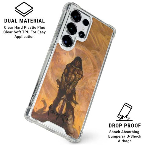 Barbarian by Frazetta Galaxy S25 Ultra Clear Case